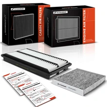 Engine & Activated Carbon Cabin Air Filter for 2021-2022 Acura TLX