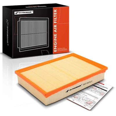 Engine Air Filter with Flexible Panel