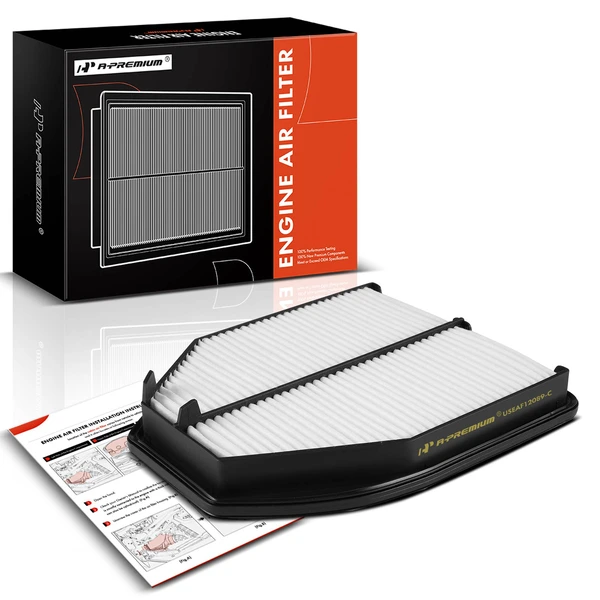 Engine Air Filter with Rigid Panel for Acura ILX 2016-2022 L4 2.4L