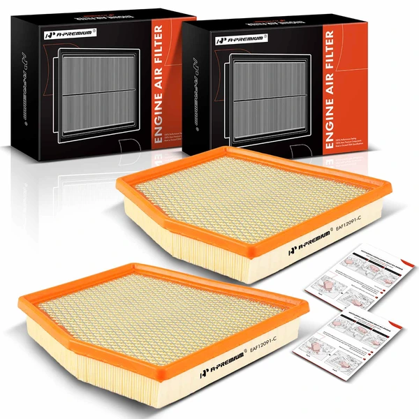 2 Pcs Engine Air Filter for 2020-2023 Chrysler Voyager