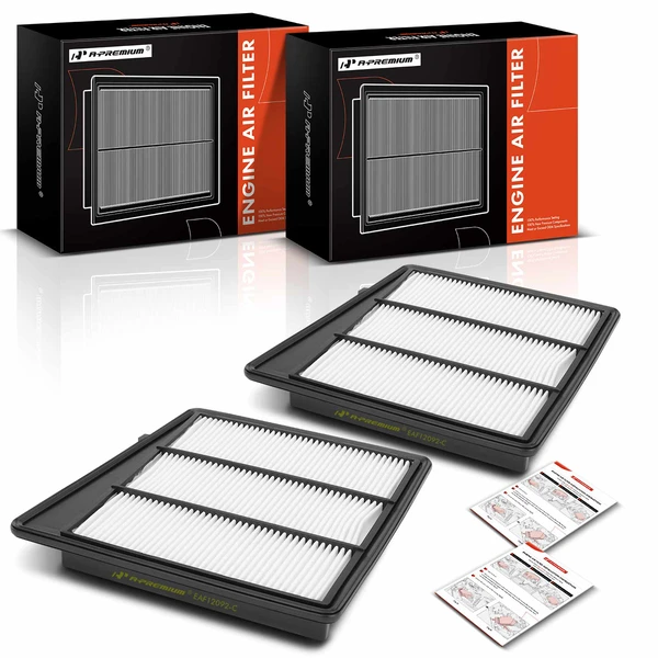 2 Pcs Engine Air Filter for 2017-2021 Nissan NV2500