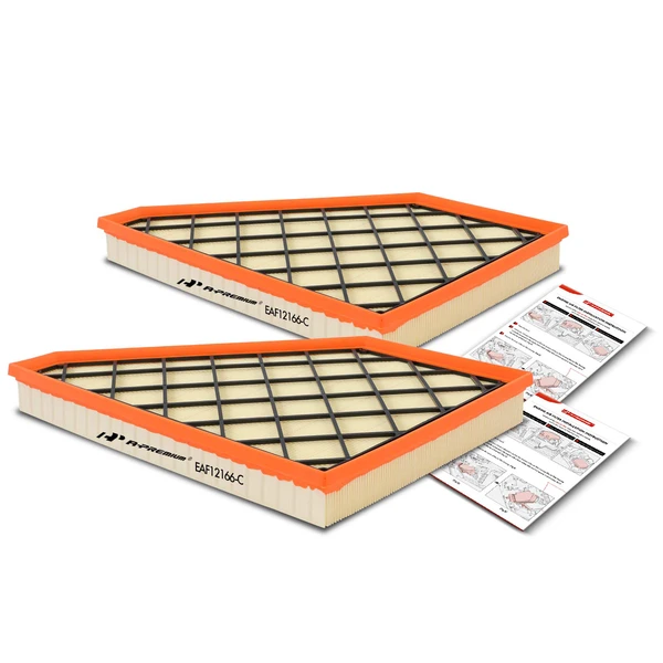 2 Pcs Engine Air Filter for Chevrolet Blazer 19-22 GMC Cadillac XT5 Buick Acadia