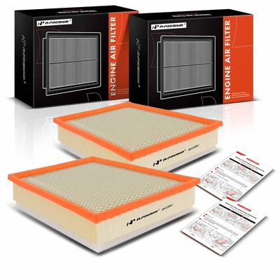 2 Pcs Engine Air Filter