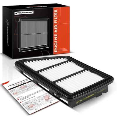 Engine Air Filter with Rigid Panel