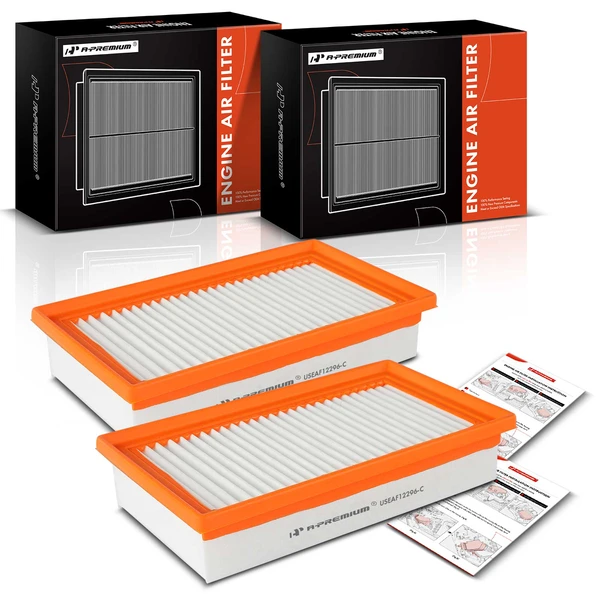 2 Pcs Engine Air Filter for Hyundai Accent 2018-2022 Kia Rio 2018-2023 L4 1.6L