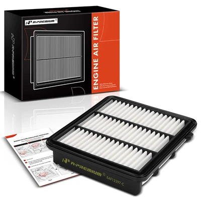 Engine Air Filter with Rigid Panel