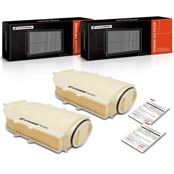 2 Pcs Engine Air Filter for 2015-2020 BMW X5