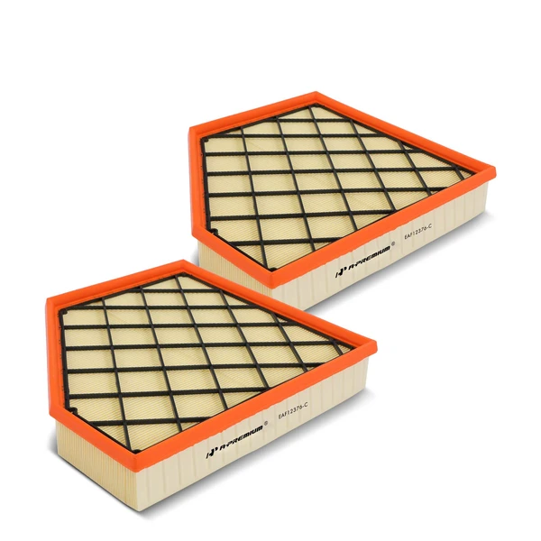 2 Pcs Engine Air Filter with Flexible Panel for Chevrolet Camaro 2016-2022 6.2L