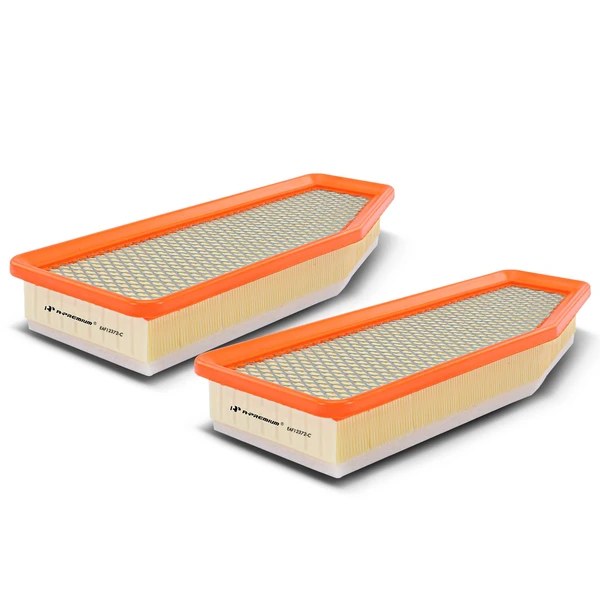 2 Pcs Engine Air Filter with Flexible Panel for Jeep Cherokee 2019-2022