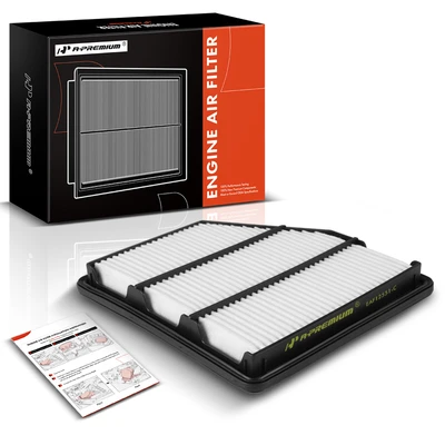 Engine Air Filter with Rigid Panel