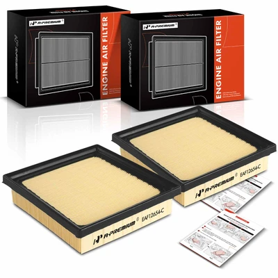 2 Pcs Engine Air Filter