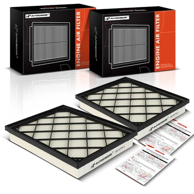 2 Pcs Engine Air Filter
