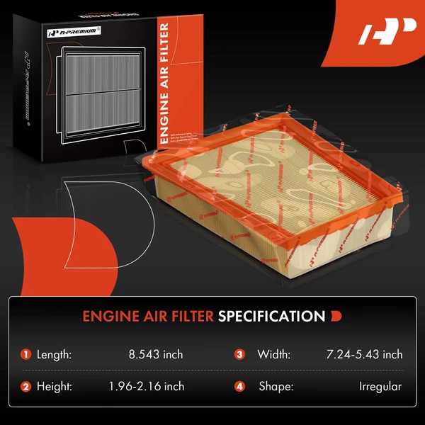 2 Pcs Engine Air Filter for Chevy Trailblazer 2021-2023 Trax 2024 Buick Encore GX