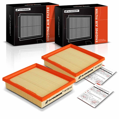 2 Pcs Engine Air Filter