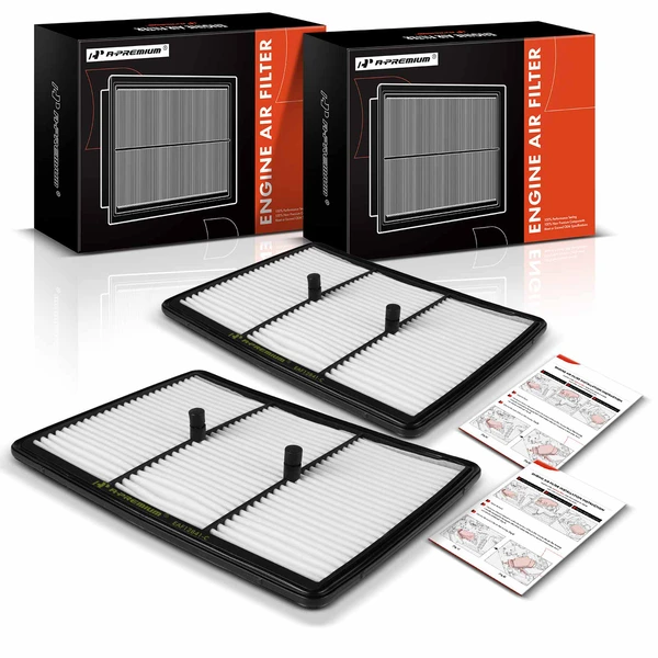 2 Pcs Engine Air Filter for 2017-2022 Hyundai Ioniq