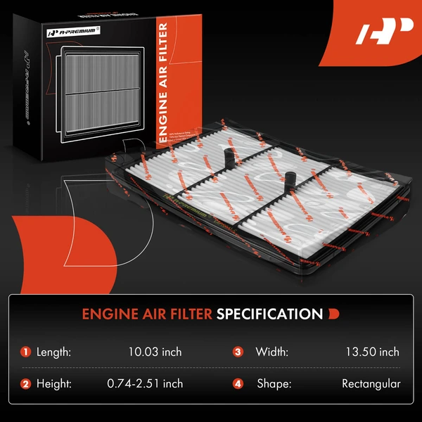 Engine Air Filter for Hyundai Ioniq 2017-2022 Kia Niro 2017-2024 L4 1.6L