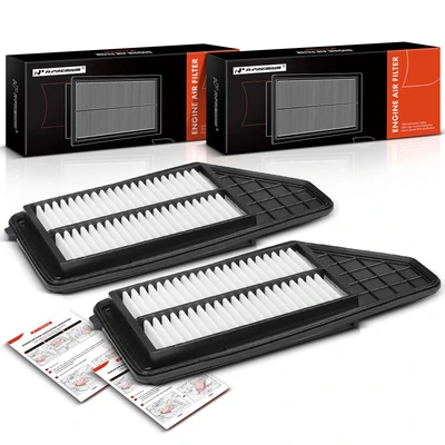 2 Pcs Engine Air Filter