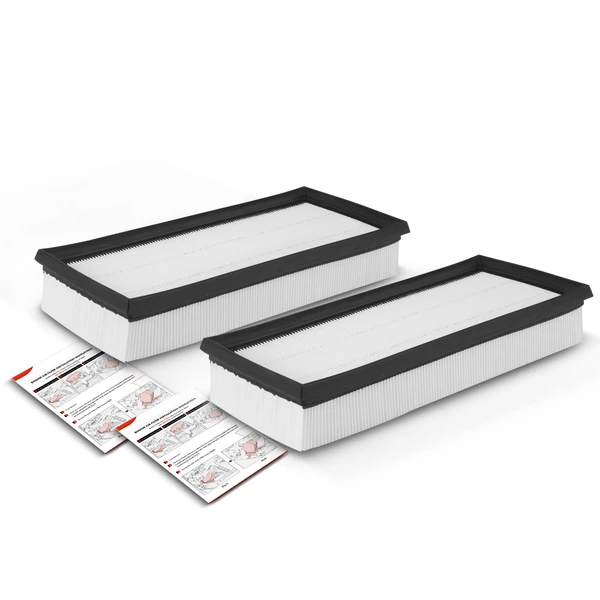 2 Pcs Engine Air Filter for Mercedes-Benz W205 C63 AMG 16-21 W463 G550 X253 V167