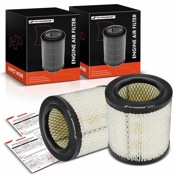 2 Pcs Front Engine Air Filter for 1994-1995 Chevrolet LLV