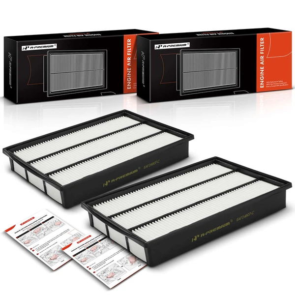 2 Pcs Engine Air Filter for 1990-2006 INFINITI Q45