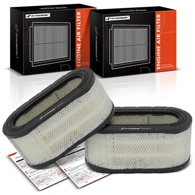 2 Pcs Front Engine Air Filter