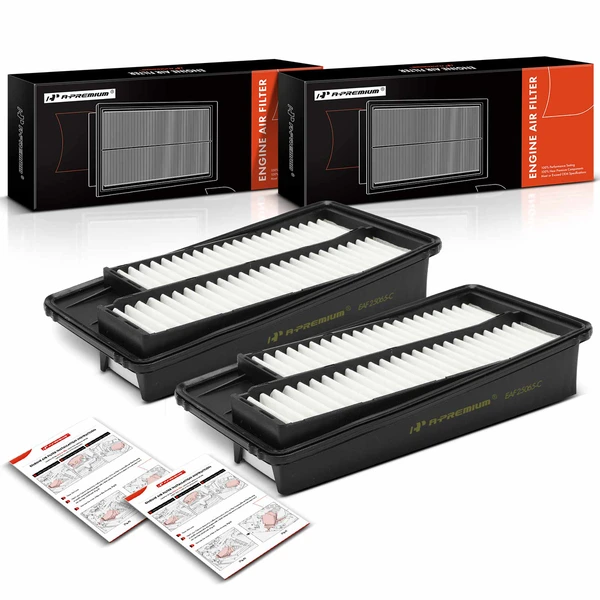 2 Pcs Engine Air Filter for 1997-1999 Acura CL