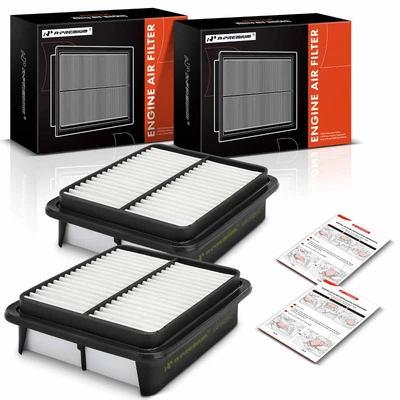 2 Pcs Engine Air Filter
