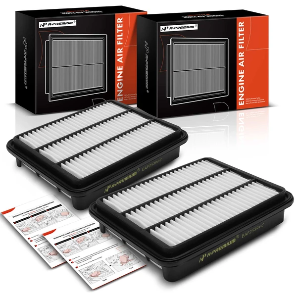 2 Pcs Engine Air Filter for 2004-2006 Kia Amanti