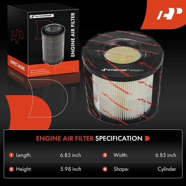 Engine Air Filter for Ford Explorer 1996-1998 Mercury Mountaineer 1997