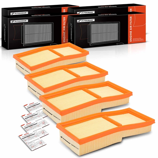 4 Pcs Engine Air Filter for 2004-2008 Chrysler Crossfire