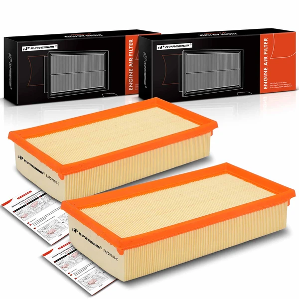 2 Pcs Engine Air Filter for 2001-2006 BMW X5