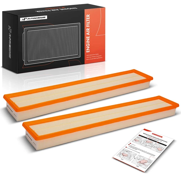 2 Pcs Engine Air Filter for Porsche Panamera 2016-2022 V6 2.9L 3.0L V8 4.0L