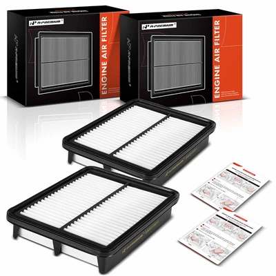 2 Pcs Engine Air Filter