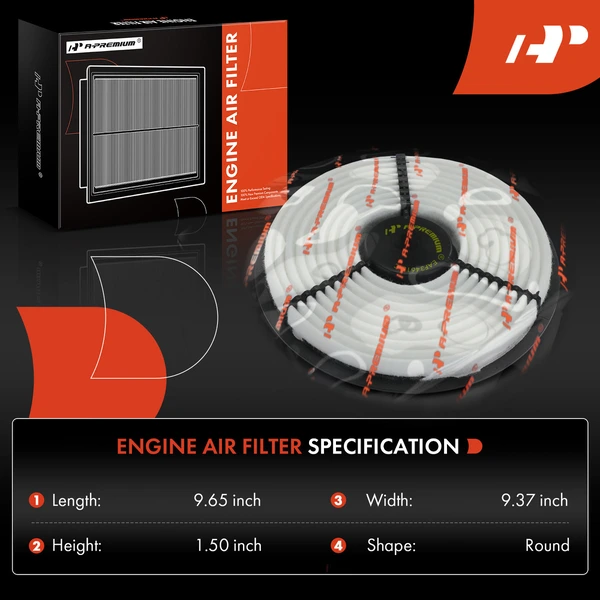 Engine Air Filter for Chevrolet Metro Sprint Pontiac Firefly Suzuki Swift Forsa