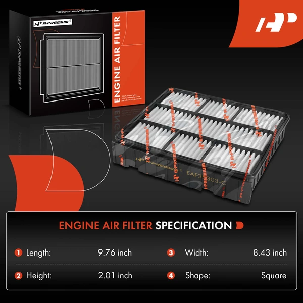 Engine Air Filter for Mitsubishi Diamante 1997-2004 V6 3.5L