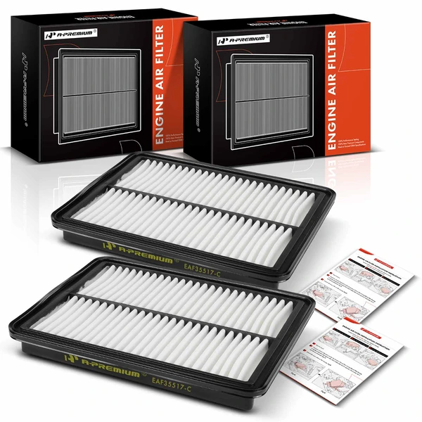 2 Pcs Engine Air Filter for 2003-2009 Kia Sorento