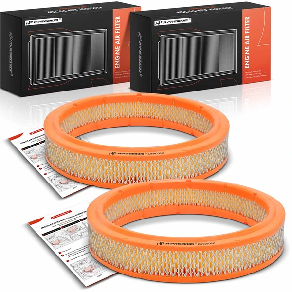 2 Pcs Engine Air Filter for 1970-1977 Ford Maverick