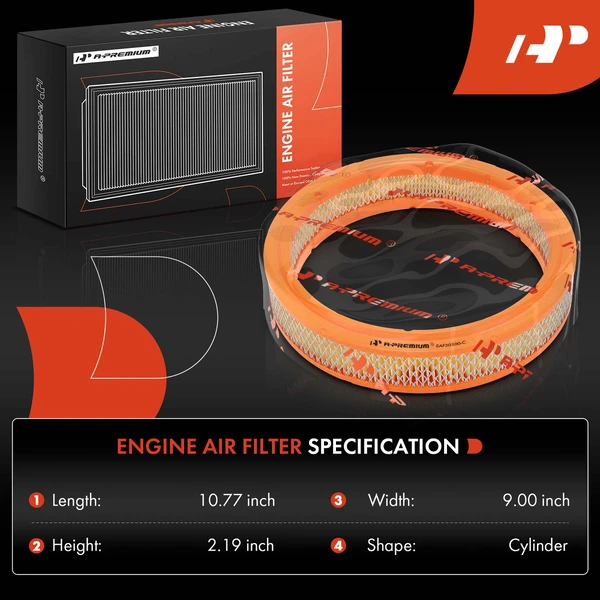 Engine Air Filter for F-100 1969-1979 F-150 F-250 F-350 Bronco E-100 Econoline