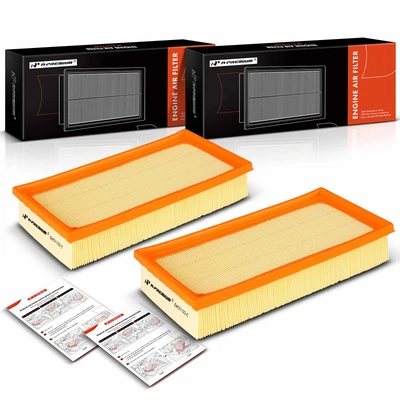 2 Pcs Engine Air Filter