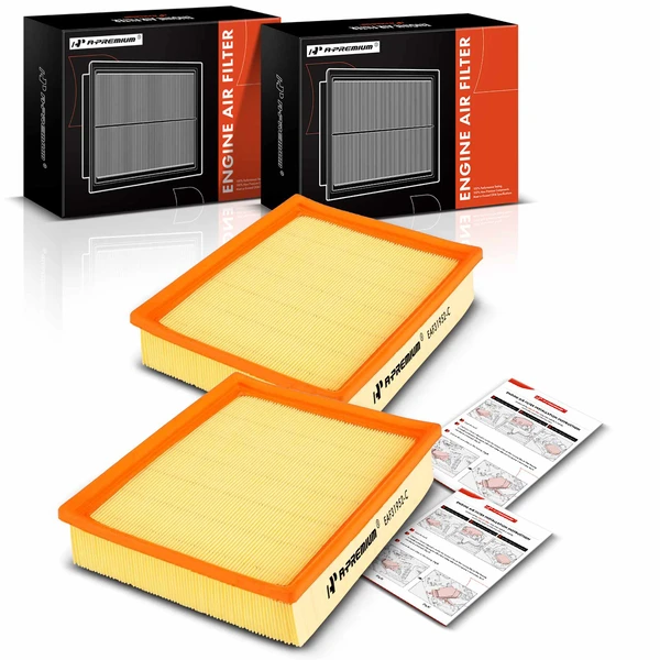 2 Pcs Engine Air Filter for 1998 Mercedes-Benz CLK320