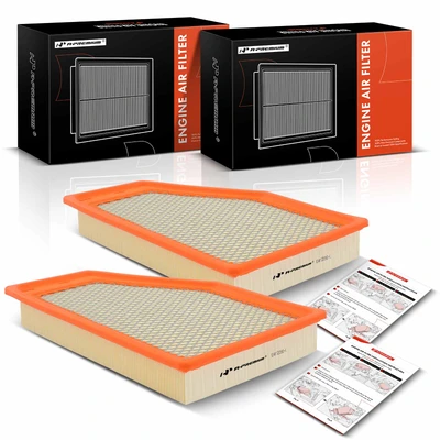 2 Pcs Engine Air Filter
