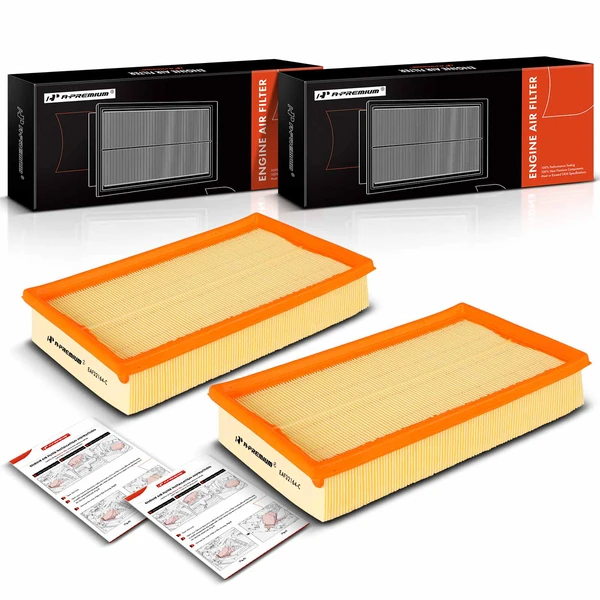 2 Pcs Engine Air Filter for 1998 Mercedes-Benz C43 AMG