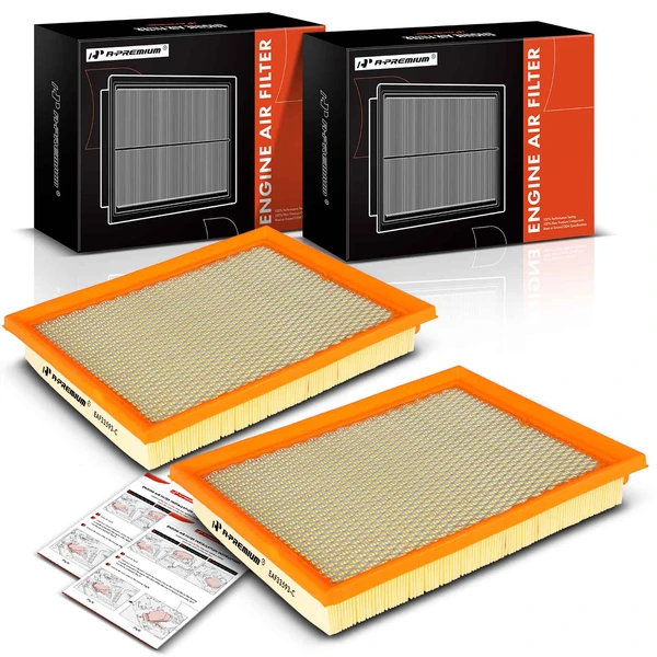 2 Pcs Engine Air Filter for 1986-1993 Ford Mustang