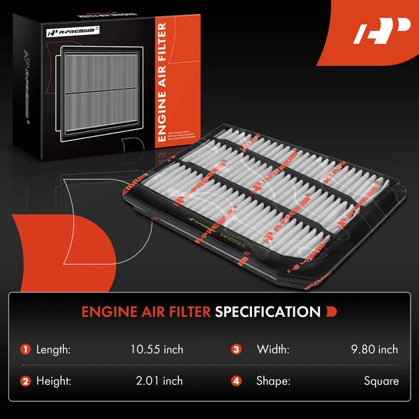 Engine Air Filter for Acura RL 1996-2004 V6 3.5L FWD