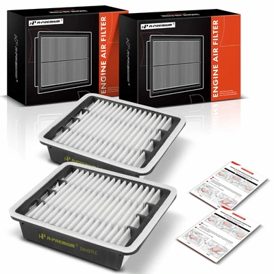 2 Pcs Engine Air Filter