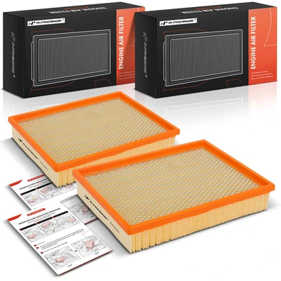 2 Pcs Engine Air Filter