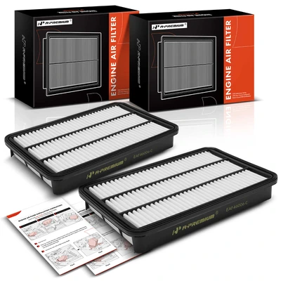 2 Pcs Engine Air Filter