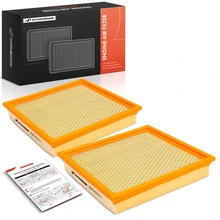 2 Pcs Front Engine Air Filter for 1993-1998 Lincoln Mark VIII