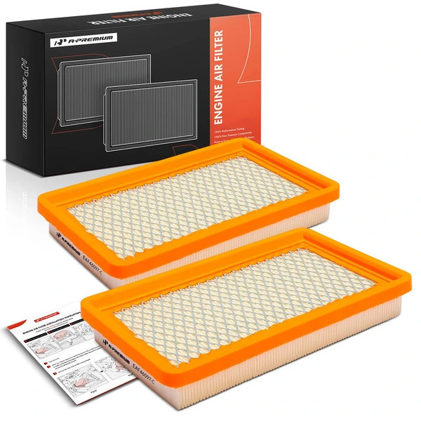 2 Pcs Engine Air Filter for 1991-1995 Mercury Tracer