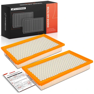 2 Pcs Engine Air Filter
